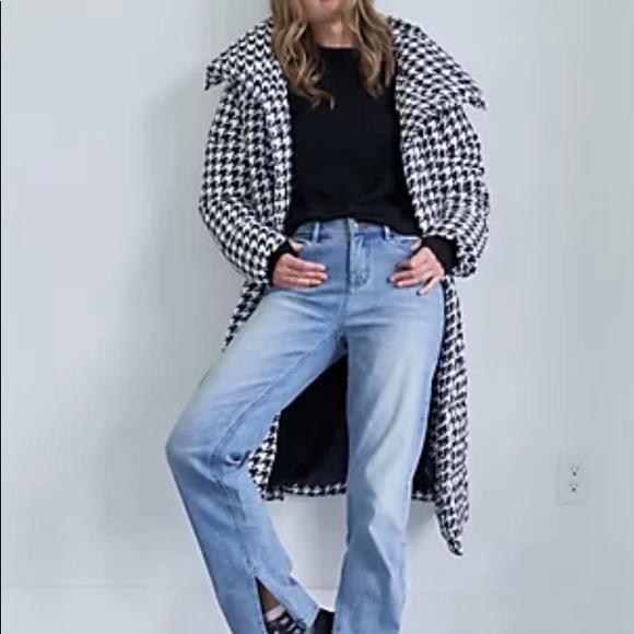Peace Love World Jackets & Blazers - **SOLD**RARE! Houndstooth Puffer Coat. Oversized. Fits sizes X-Small thru Large.